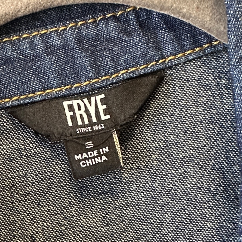 Frye Sz Small Denim Dress / Jacket • NWOT! - Picture 13 of 13